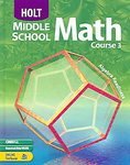 Hardcover Middle School Math Course 3 Book