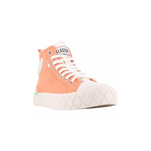 Image of Palladium Unisex Palla Ace Mid Organic Canvas Lace Up Sneaker