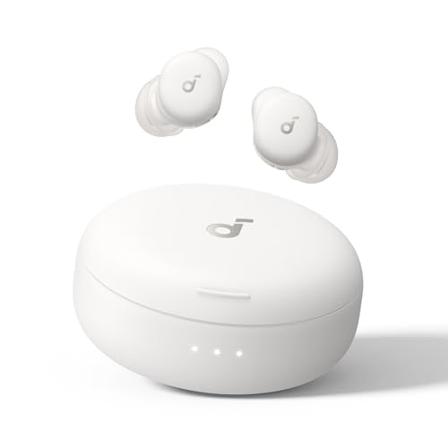 Anker Soundcore Sleep A30 （ワイヤレスイヤホン Bluetooth 5.3）【睡眠用/完全ワイヤレスイヤホン / IPX4防水規格 / 最大50時間音楽再生 / 専用アプリ対応/睡眠時モニタリング/コンパクト/軽量設計/PSE技術基準適合】オフホワイト