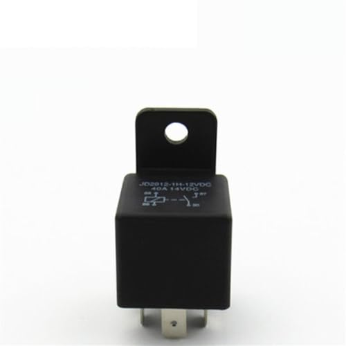Relé automotriz 12V 40A interruptor electromecánico de 4 pines 5 piezas