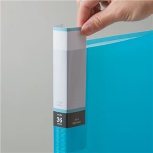 Amazon.co.jp: TANOSEE クリアブック(透明表紙) A4タテ 12ポケット 背