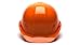 Pyramex Safety Products HP14040 Sl Series 4 pt. Snap Lock Suspension Hard Hat, Orange