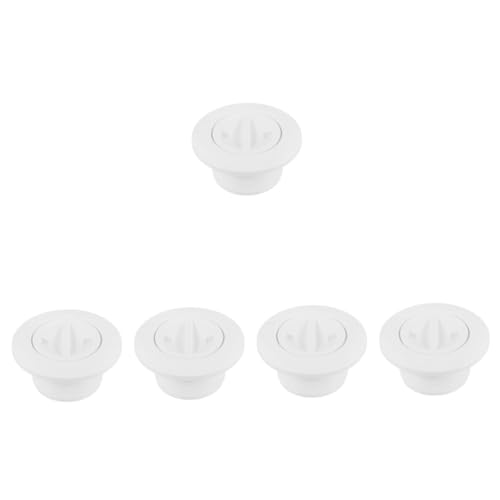 balacoo 5pcs Pool Vacuum Cover Fade-Resistant Main Drain Lid Non-Slip Pool Safety Drain for In-ground/Above-Ground