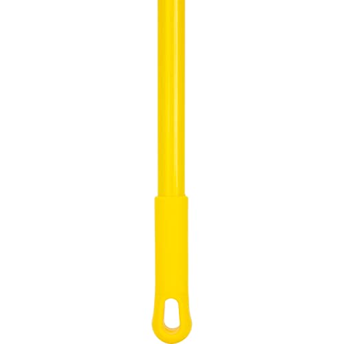 Image of SPARTA 369475EC04 Fiberglass Mop Handle, Jaw Style Mop With Swivel Hang Up Cap For Cleaning, Commercial, Residential, 60 Inches, Yellow, (Pack of 12)