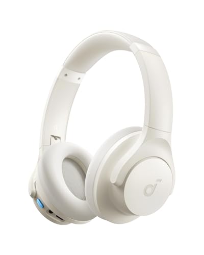 Soundcore Q11i Wireless Over-Ear Bluetooth Headphones by Anker, Deep Bass, 60H Playtime, Hi-Res Audio, Detachable Ear Cushions, Multipoint Connection