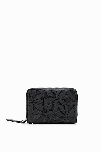 Desigual Mone_Onyx Marisa, Billetera Plegable De Las Mujeres, Black, 1