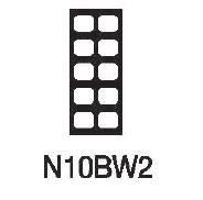 TPC Notched Mounts Model N10BW2 N10BW2