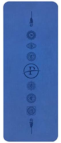 Gym Organic Best Exercise Fitness Folding Gymnastics Pilates Eco Friendly Type Yoga Mat 185 * 80 * 1Cm 10Mm 0.39In (Blue) #TOP6