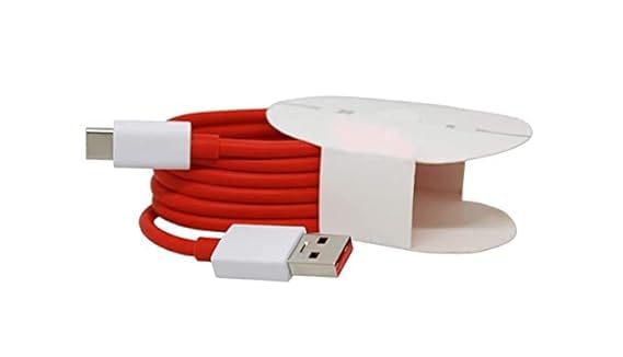 Image of THE BATTERY STORE Original Dash Charge Cable Compatible for One Plus 8t | 9| 9r| 9 Pro Charging Cable USB Type-C Dash Cable (Only Cable) (BB92)