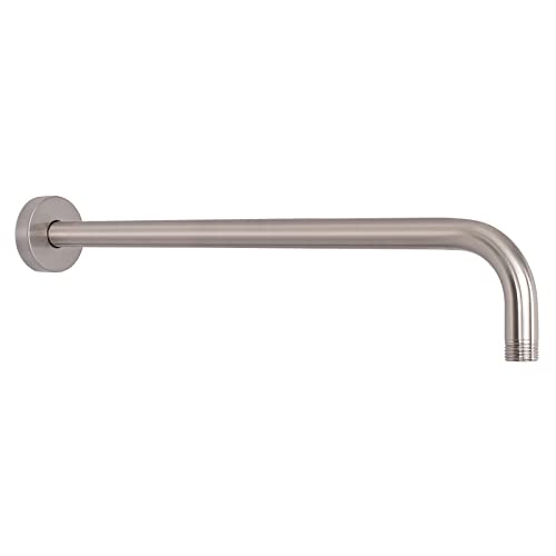 Harjue Shower Arm With Flange And Teflon Tape, Wall Mounted Shower Pipe Arm 304 Stainless Steel Extension Arm For Fixed Shower Head & Handheld Showerhead (20 Inch, Brushed Nickel) #TOP15