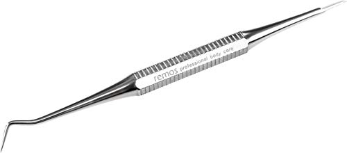 remos - stuzzicadenti in acciaio inox - 2 diverse punte - 9 cm