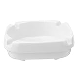 Cendrier de forme carrée - large application adaptée au patio, au salon, au jardin, au bar, à l'extérieur, etc., cendrier domestique