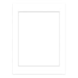 CountryArtHouse Off White Pebble Picture Frame Mat for 12x16 Frames - Fits 10x13 Photos - 1 Mat