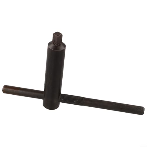 1 llave cuadrada para torno de fresado, mango en T, llave inglesa de acero al carbono con agarre antideslizante para fresadora CNC y torno (8 x 8)