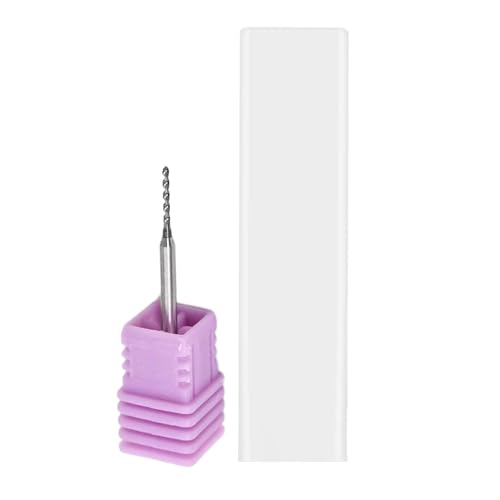 Nagelbohrer – Wolframstahl-Piercing-Werkzeug, Präzisions-Lochherstellungszubehör, glatte Schnittleistung, Mehrzweckfunktion für Fingernagel-DIY-Kunst, professionelle Maniküre-Ausrüstung, Silber