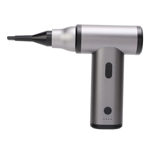 UPALDHOU Electric Compressed Air Duster Cordless Blower 110000 RPM Powerful Air Duster Portable with 2x2000mAh Battery for Keyboard Sofa Car Cleaning