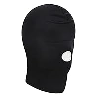 FakeFace BDSM Kopfmaske Fetisch Gesichtsmaske Augenmaske Bondage Maske SM Elastikmasken Sex Stretchstoff Bondage Vollmaske Sexspielzeug Maske Schwarz