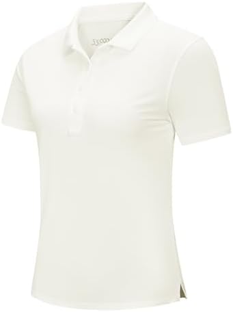 33,000ft Damen Poloshirt UPF 50+ Golf Shirt Atmungsaktives Polohemd | Schnelltrocknend, Leicht, 4-Wege-Stretch, Weich, mit Sonnenbrillenring, für Golfen Casual Tennis, Arbeit