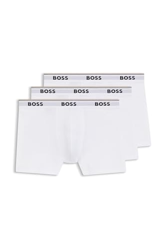 BOSS Herren Boxer Briefs, 3er Pack, White, XL