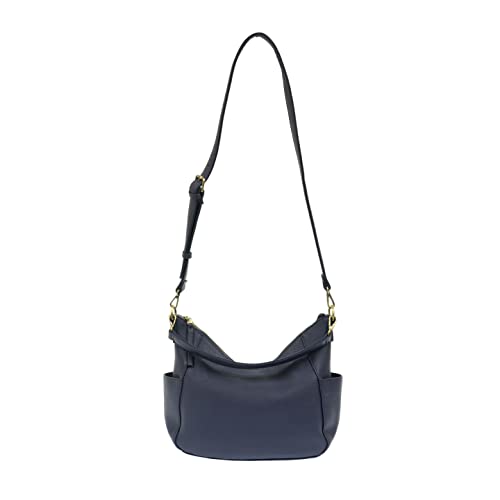 Image of Joy Susan Womans Trish Convertible Hobo Bag - Navy