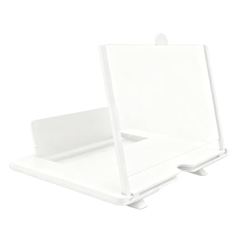 Lupa de pantalla de teléfono, ampliadora de escritorio 3D HD, lupa de pantalla de teléfono celular, para niños, ver películas, noche, hogar, viajes, fiestas