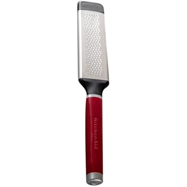KitchenAid Wytrawiana Dwustronna Tarka do Sera Małe Otwory Stal Nierdzewna - Kolor Empire Red