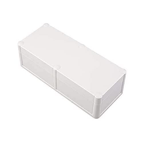 Elektrische Kunstoffgehäuse Wasserdichte Anschlussdose Weiß Bahar Enclosure Junction Box IP68 Waterproof Enclosure Gehäuse Silikondichtung BWP 10522-A1 (200 * 84 * 60 mm) Cover