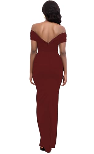 Image of LightlyKiss Women's Bodycon Wedding Guest Dress Formal Cocktail Party Evening Gown
