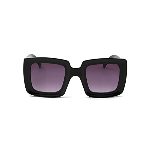 Square Flat Top Women Men Retro Fashion Sunglasses2