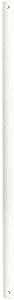 quorum lighting Accessory - Downrod-24 Inches Length and 0.75 Inches Wide-72 Inch Down Rod Length-Studio White Finish