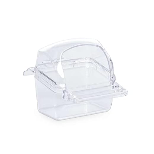 Prevue Pet Products BPV1219 1-Card Hooded Bird Cage Plastic Cup, Colors Vary