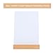 IMIKEYA Plastic Portable Desktop Dry Erase Whiteboard with Stand for Home Office - School - and Kitchen Use