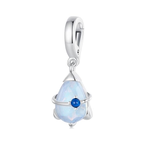 Pulsera y pendientes sin complicaciones usando dijes de planeta esmaltados