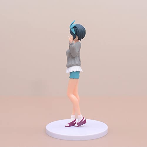Zhongkaihua Sarashina Ruka Figure Standing Model Statue Anime Girl Figures Collection Desktop Decorations Gifts 14CM PVC