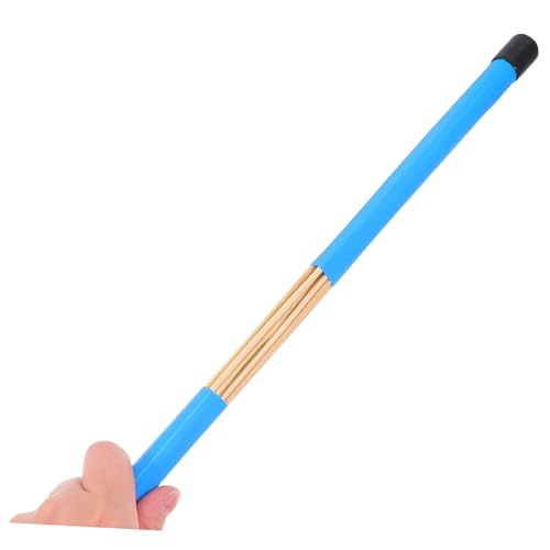 HANABASS 1 par paquete profesional de pinceles de percusión de madera para músicos de jazz y folk con diseño portátil y bolsa de tela miniatura 4