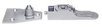 C.R. LAURENCE 20902 CRL Jackson "G" Type Side-Load Floor Mount Bottom Pivot Set for Use with 1-1/2" Deep Bottom Door Rail