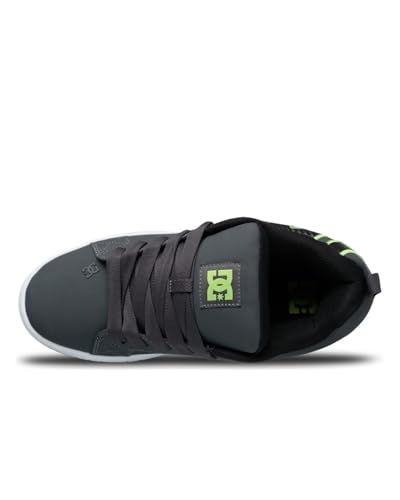 DC Shoes DC Shoes Men's Court Graffik Trainers, Grey black green, 8 Men