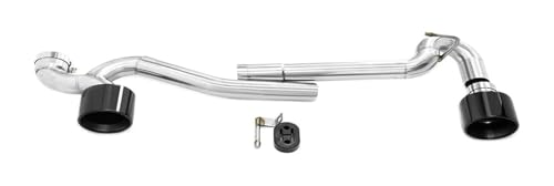 Silenciadores de tubo de escape para viajes largos en coche E90 E92 320i 318i doble punta