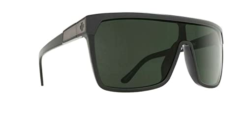 Spy Flynn Sunglasses Shiny Black w/Matte Black Frame/Grey Lens
