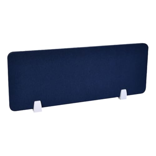 Cloison anti-bruit avec pinces pour bureau et restaurant 60x30cm bleu