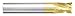 End Mill, 7/32 in.4 Flutes, TiN