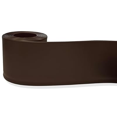 PRO FLEX Dark Brown Vinyl Wall Base Ultra Thick (1/8 inch), 6 inch X 40 ft Non Glued Wall Base Trim Durable and Flexible - Easy Install Vinyl Floor Base That Resists Scuffing and Cracking