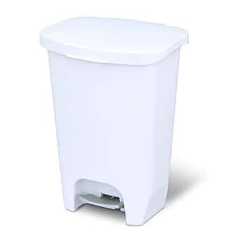 COSTWAY Poubelle Cuisine 32 L En Plastique, Poubelle Tri Selectif