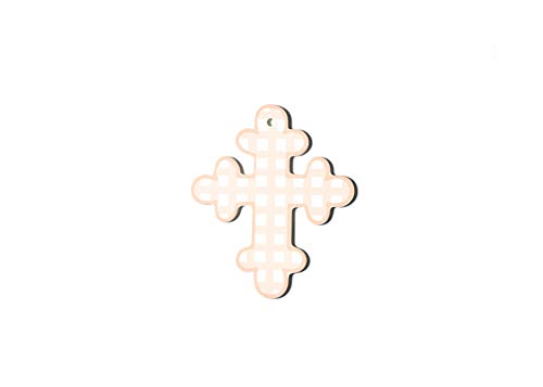 Coton Colors Gingham 10" Cross (Pink)