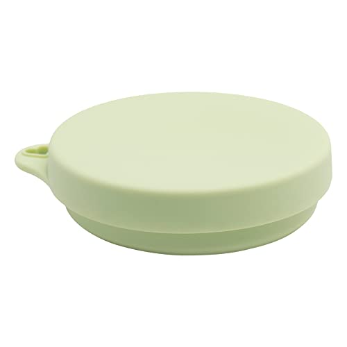 Mimo Style Copo Silicone Retrátil Verde de Silicone, Flexível com Tampa Hermética - Pode ir ao Forno