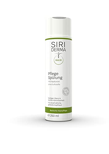 SIRIDERMA Basische Pflege-Spülung | Ohne Duftstoffe | 250 ml | Ohne Parabene und Silikone | Vegan | Bei strapazierter Kopfhaut Cover