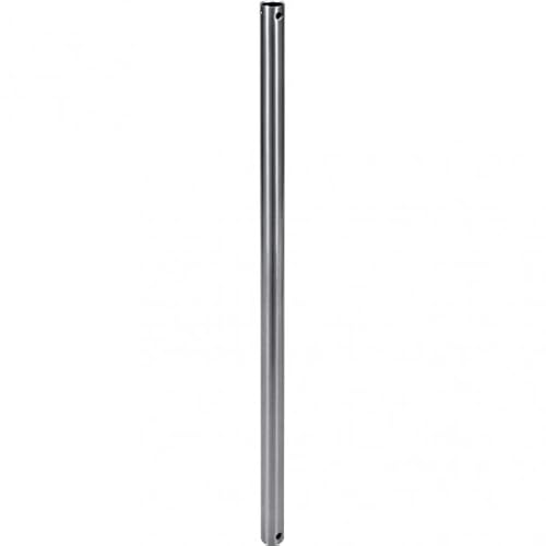 Tija de extensión para ventilador, acabado niquelado, 50 cm de largo y 2,1 cm de diámetro; ideal para ajustar la altura de ventiladores.