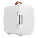 Sweetcrispy Mini Fridge for Bedroom, Office & Car, Portable...