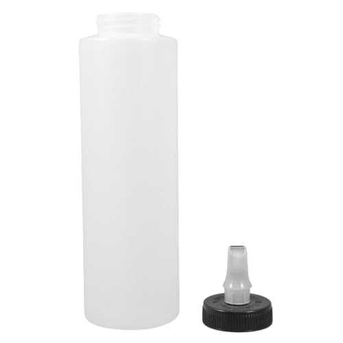 TOKIDNY Botella de Cera para Coches de 400 Ml Dispensador Plástico con Tapa Dosificadora Botella Vacía para Pulimento y Cuidado Automotriz Portátil y Versátil para Mantenimiento de
