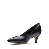 zapato salon negro comodo Material de la suela: Caucho Clarks Linvale Jerica, Zapatos de Tacón Mujer, Negro (Black Leather), 39 EU
